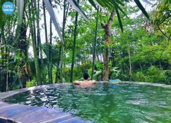 Không gian hoà mình vào thiên nhiên của khách sạn Pù Luông Jungle Lodge 