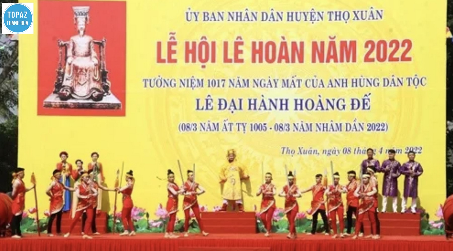 Hình ảnh lễ hội đền thờ Lê Hoàn hàng năm 