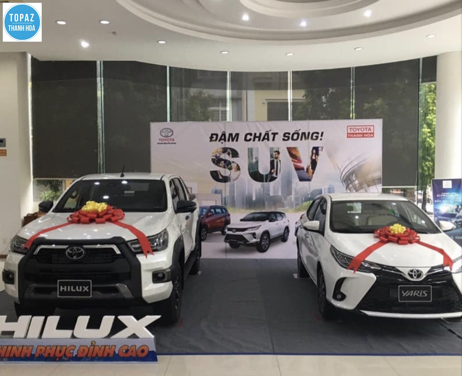 Không gian showroom Toyota 