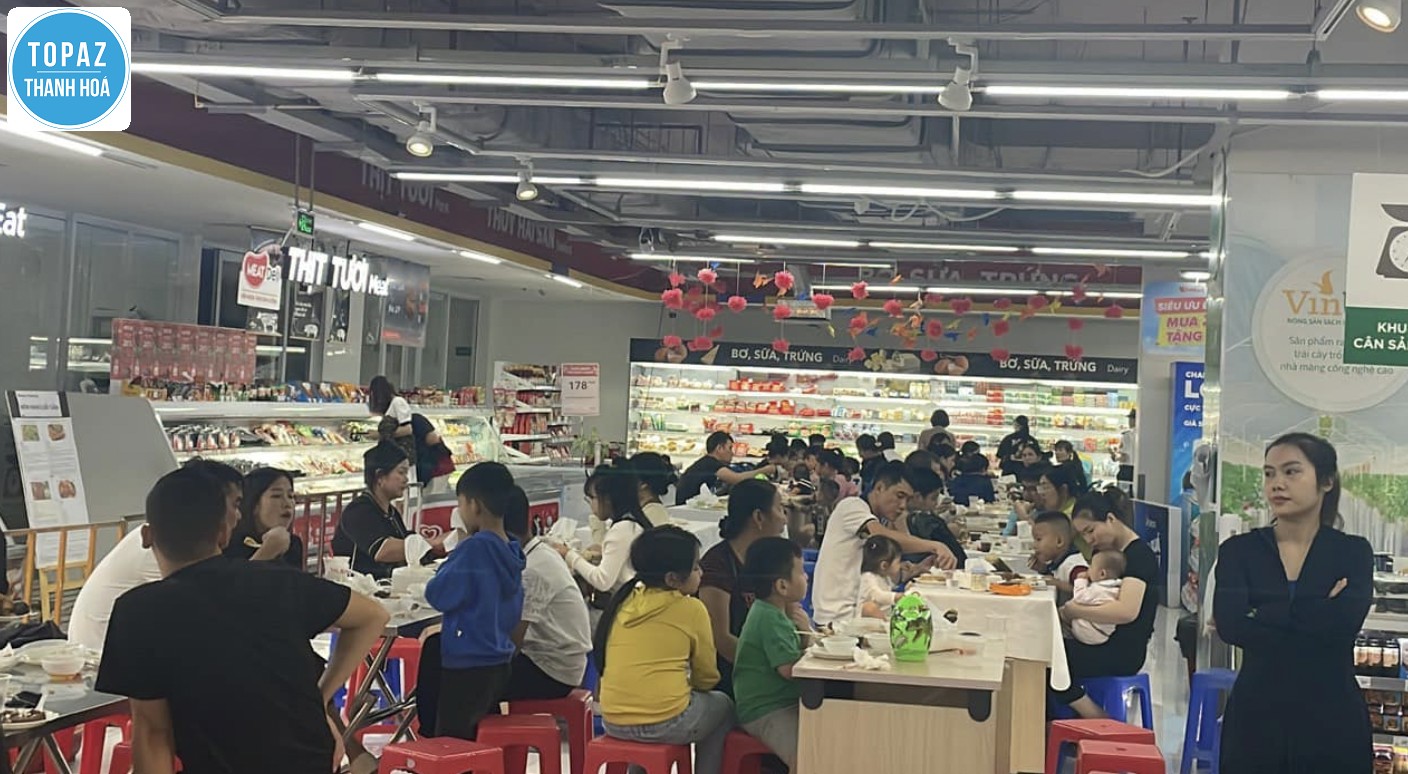 Hình ảnh không gian dùng tại chỗ ở Winmart