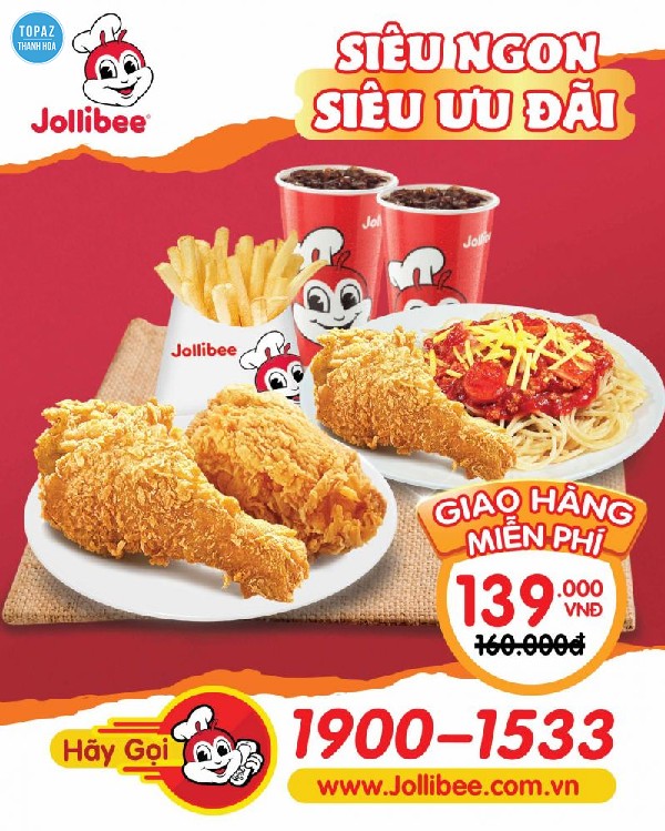 Gà rán Jollibee - Gà Rán Thanh Hóa