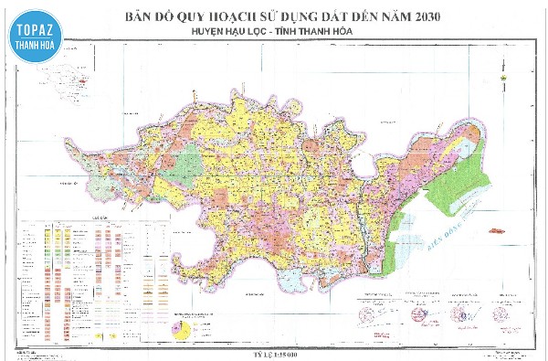 Bản đồ quy hoạch huyện Hậu Lộc 