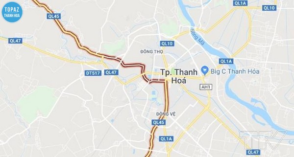 Bản đồ di chuyển đến di tích lịch sử Lam Kinh Thanh Hóa